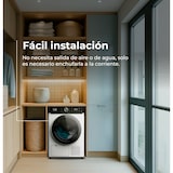 thumbnail of EVVO Secadora 10 kg bomba de calor Nature SR10, Clase energética E, AirWash, Sensor de humedad, Antiarrugas, Inicio diferido, blanca