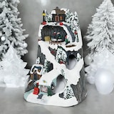 thumbnail of WellHome - Vila de Natal para decoração com luzes LED e movimento 19,6x17,7x30,1cm