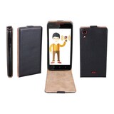 thumbnail of Flip Case für Wiko Rainbow Lite schwarz ultra slim