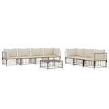thumbnail of vidaXL 8-tlg. Garten-Lounge-Set mit Kissen Anthrazit Poly Rattan