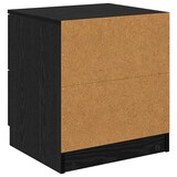 thumbnail of vidaXL Nachttisch 2 pcs Schwarz Eichen-Optik 45 x 39 x 50 cm