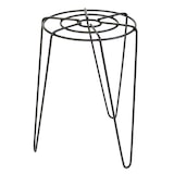 thumbnail of WAGNER Pflanzenständer HAIRPIN STYLE - Ø 26 x 40 cm, für Außen + Innen, Stahldraht schwarz, Tragkraft 40 kg - 25054001