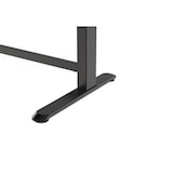 thumbnail of SIGMA Schreibtisch ET118, Glas, 120 x 60 cm, elektrisch höhenverstellbar, Ausgangsanschlüsse, schwarz