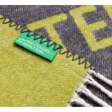 thumbnail of Benetton - Coperta 140x190 cm 320 GSM 60% cotone Marrone e verde