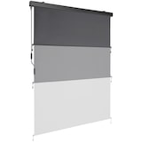 thumbnail of tectake Store banne verticale ELOISE avec 2 supports muraux - 140 x 250 cm, gris foncé - 406139