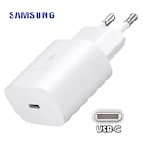 thumbnail of Samsung - EP-TA800 - Carregador rápido + CABO - USB tipo C- 25W - Carregador Fonte de alimentação - branco