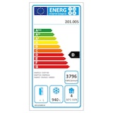 thumbnail of GI Edelstahl 1200 Liter Gefrierschrank statische Kühlung mit Ventilator
