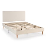 thumbnail of Base tapizada + cabecero Niebla 150x190 cm Beige