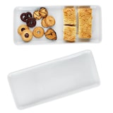 thumbnail of 2x ANNA Kuchenplatte weiß rechteckig aus Porzellan - 161881