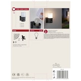 thumbnail of Paulmann applique ext. Tubs détecteur de mouvement IR IP44 ronde 105x175 mm max 15W 230V gris mat métal plastique 94648