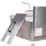 thumbnail of Romux® Friteuse À Gaz Naturel Professionnelle 14 Litres Simple de Table | Friteuse en Acier Inoxydable avec Robinet de Vidange 7500 W