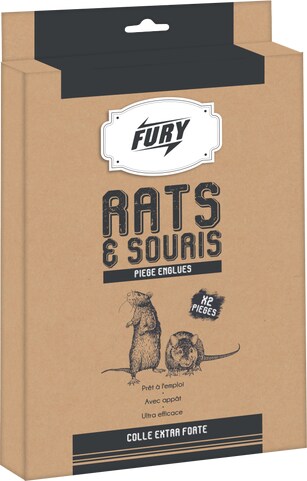 Fury plaquette rats & souris x 2 | METRO