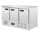 thumbnail of Table Réfrigérée Positive 3 Portes Inox avec Plan de Travail Marbre - 308L GN 1/1 - Froid Ventilé Pro Cuisine - Polar Série G