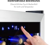 thumbnail of Klarstein Vinamour 48 Uno Weinkühlschrank 128l 48Fl 3 Einschübe 4-18°C Schwarz