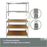 thumbnail of 2er Set XXL Schwerlastregal 180x120x60 cm 875 kg Traglast Werkstattregal Lagerregal Weitspannregal