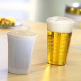 thumbnail of 8 X 20 Trinkbecher, PP 0,3 l Ø 9,5 cm · 11,1 cm transparent mit Schaumrand
