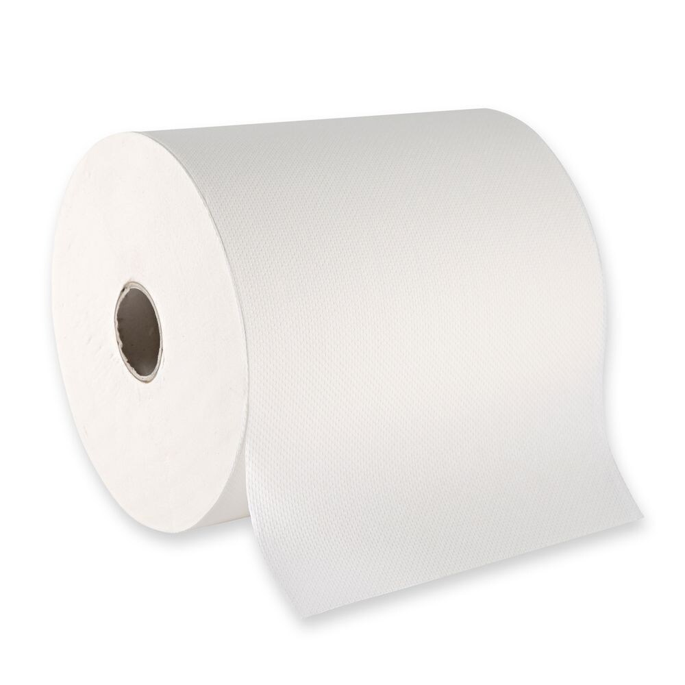 Papierhandtuchrolle 2-lagig Außenabwicklung Zellulose Weiss 6 Rollen Breite 22 cm 180 Laufmeter
