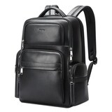 thumbnail of Sac À Dos Ordinateur Grande Capacité Étanche Cuir Véritable Avec Ports USB Type-C YONIS