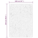 thumbnail of vidaXL Teppich OVIEDO Kurzflor Beige 160x230 cm