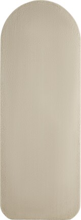 thumbnail of SalesFever Spiegel mit Kunstfell | abgerundeter Rahmen | MDF & Spiegelglas | B 60 x T 3 x H 160 cm | Champagner – Klarglas