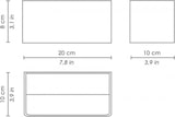 thumbnail of Cubetto LED-Wandleuchte IP20 11,4W weiß