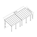 thumbnail of PALRAM pergola 25.8m² gris anthracite 705604
