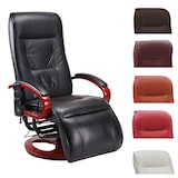 thumbnail of Relaxliege Athene mit Massagefunktion | HxBxT 118x69x143 cm | Sitzhöhe 49 cm |  Leder |  Creme |  Massagesessel Relaxsessel mit Massage