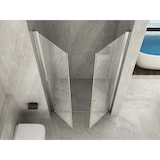 thumbnail of Porta Saloon Cristallo 8mm Trasparente Per Doccia a Nicchia - Nova 2.0 - 70 cm