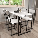 thumbnail of VCM Essgruppe Insasi Weiß H. 85 x B. 120 x T. 60 cm