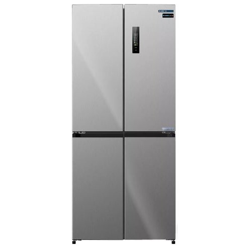 INFINITON Frigorifico Americano AMCB-415CD82XET, 415 l, 183 cm, Total No Frost, Inverter, E, Inox