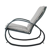 thumbnail of SVITA EIBY DELUXE Schommelstoel Schommelstoel Outdoor Armleuning Stopper Bekleding Lichtgrijs