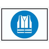 thumbnail of Warnweste benutzen Symbol Schild A0 (841x1189mm)
