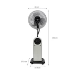 thumbnail of Ventilateur Brumisateur Sur Pied 3 En 1 Oceanic - Fonction Ioniseur Dair - 95w - O40 Cm - Affichage Led - Telecommande - Minuter