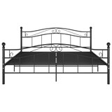 thumbnail of vidaXL Bett Schwarz Metall 180x200 cm