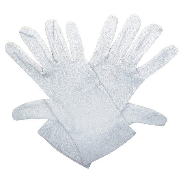 ESD Handschuhe Baumwolle weiß, Gr. 7