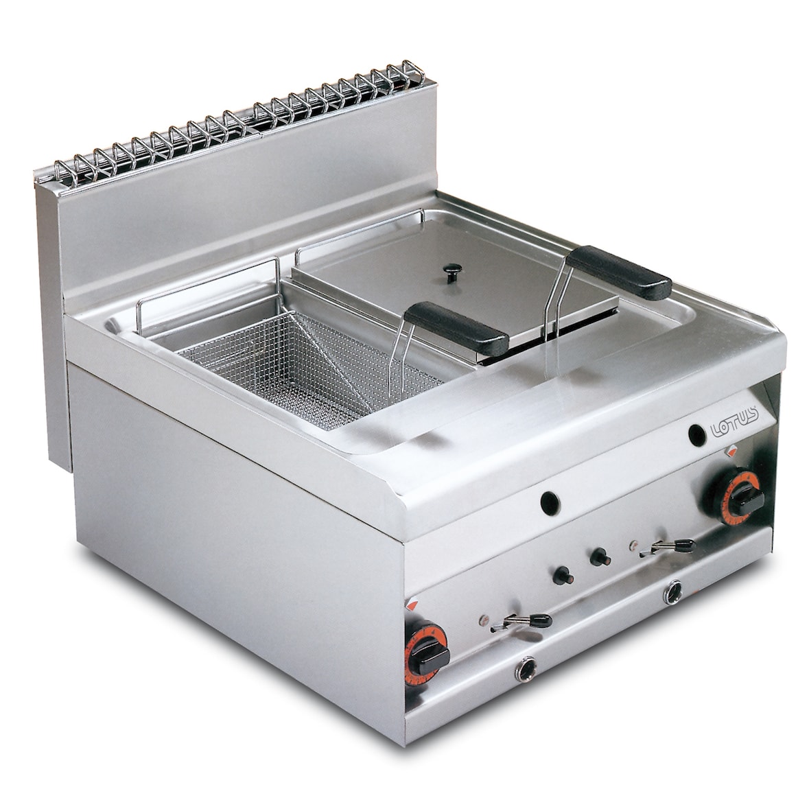 Friteuse GAZ 2 x 10 litres - Usage intensif - LOTUS FQ-6G - puissance 14 kW