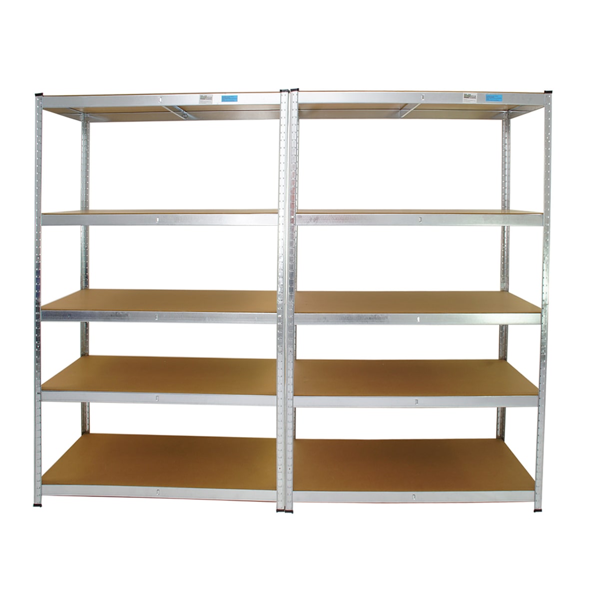 2er Set XXL Schwerlastregal 180x120x60 cm 875 kg Traglast Werkstattregal Lagerregal Weitspannregal