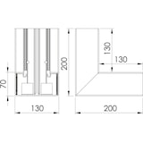 thumbnail of OBO Bettermann Inneneck GKH-I70130RW 6114260