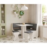 thumbnail of Rodnik Tisch Bistrotisch Säulentisch Esstisch „Ecuador“ weiß kompakt 70x70 cm