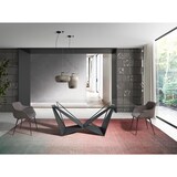 thumbnail of Angel Cerdá  Grauer und schwarzer Esszimmerstuhl 4005C