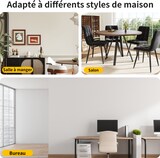 thumbnail of Esstisch rund 80x80x75  Walnuss+Schwarz MDF Tischplatte Metallbeine, kompakter Küchentisch für Esszimmer und Wohnzimmer, pflegeleicht