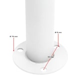 thumbnail of Helloshop26 - Bloco de 5 caixas de correio independentes com 5 entradas aço galvanizado branco 16_0000040