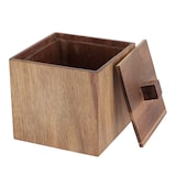 thumbnail of Boite à Coton et Cotons-tiges carrée en Bois