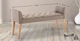 thumbnail of Chaiselongue Cleopatra taupe/antik-hell