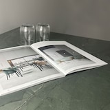 thumbnail of RestooTab - Tisch Milan T Ø70cm Dekor marmor jade