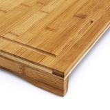 thumbnail of HELLOSHOP26 planche à découper bambou bords surélevés et rigoles pour jus 52 cm 4313026
