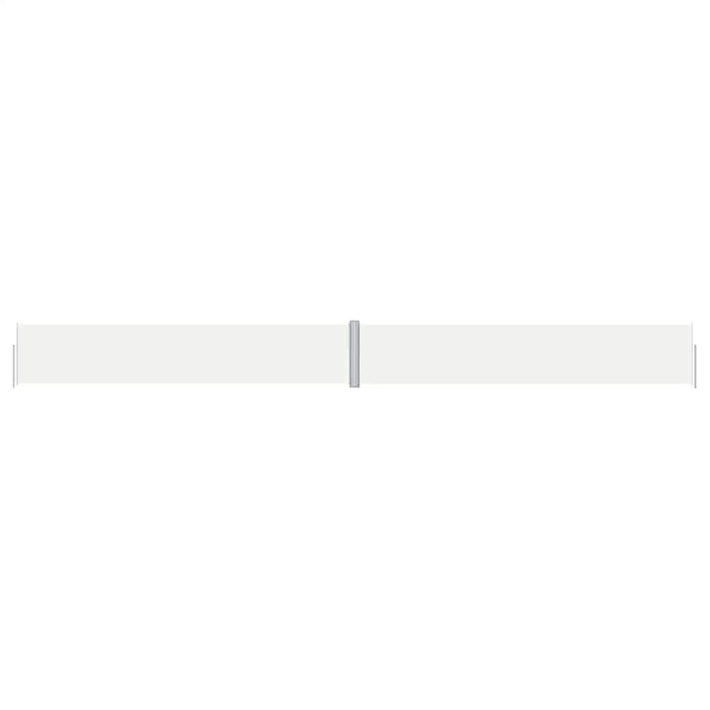 vidaXL Seitenmarkise Ausziehbar Creme 117x1200 cm