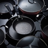 thumbnail of San Ignacio - Grill-/Grillpfanne aus gepresstem Aluminium (28 x 28 x 4,5 cm) (metallische Kupferfarbe, silikonbeschichteter Griff, Induktion)