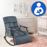 thumbnail of Schaukelstuhl Cathy dunkelgrau/Samt