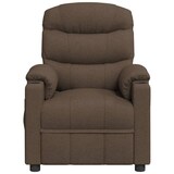 thumbnail of vidaXL Massagesessel Elektrisch Braun Stoff